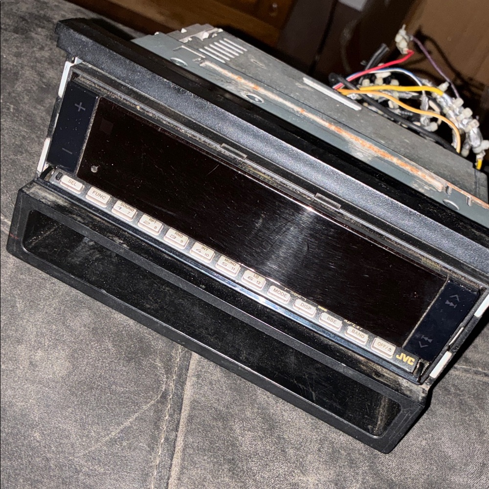 JVC Black Double DIN Car Stereo Head Unit